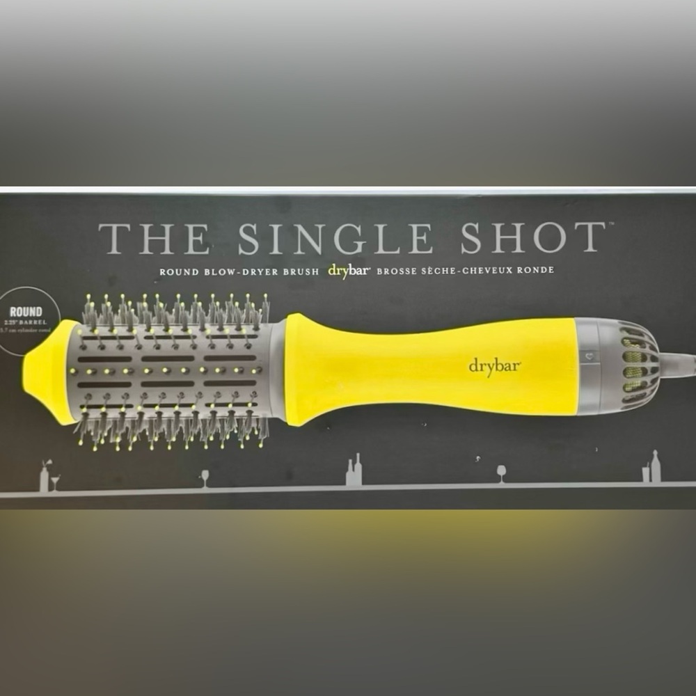 Drybar Blow Dryer Brush - Bright Yellow, New with Box
